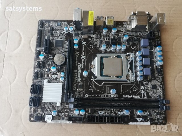 Дънна платка ASRock B75M-DGS Socket LGA1155, снимка 4 - Дънни платки - 43245577