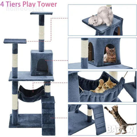 Котешка катерушка HBXY-CA-0123GY, снимка 4 - За котки - 49313599