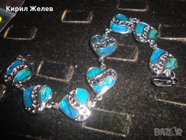 СРЕБРИСТА със СЕДЕФЕН ЕМАЙЛ-ЛАК ЛЪСКАВА КРАСИВА КРИВНА 20973