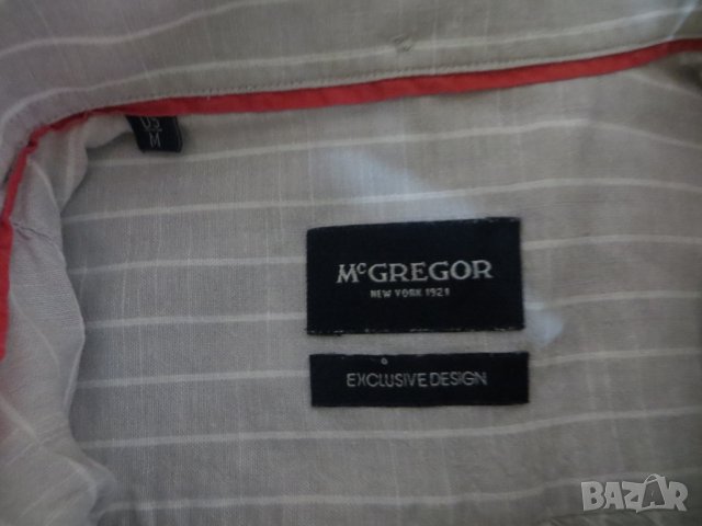 Мъжка риза с дълъг ръкав памук и лен McGregor, снимка 4 - Ризи - 28280478
