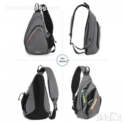 Раница MIXI с USB, снимка 4 - Раници - 36080409