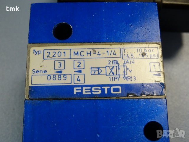 Пневматичен разпределител Festo MF, MCH, MFH , снимка 3 - Резервни части за машини - 32250175