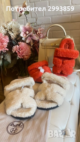 Ермес чехли сандали*Hermes Chypre sandal 36/39, снимка 3 - Чехли - 52478518