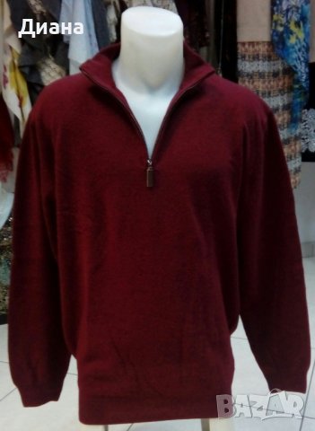 Мъжки пуловери с цип-кашмир,мерино, снимка 14 - Пуловери - 34880350