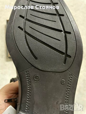 Мъжки боти естествена кожа 43 номер, снимка 3 - Мъжки боти - 35308468