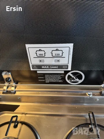 Комбинация готварска печка-мивка със стъклен капак от 2 части DOMETiC цена 1.100 лева  , снимка 5 - Газови котлони - 48462536