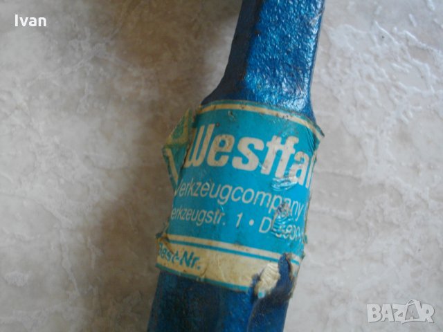 Нов-ф25мм-Ръчен Диск-За Зачистване на Камъни на Шмиргел-Шлифовъчни-Карбит-Немски-Профи-Westfalia D58, снимка 3 - Други инструменти - 33285691