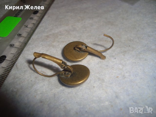 КРАСИВИ МЕСИНГОВИ РЕТРО СТИЛ ОБЕЧКИ 56591, снимка 5 - Обеци - 36630505