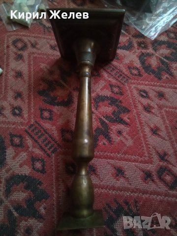 Стар бронзов свещник 42529, снимка 15 - Колекции - 43785647