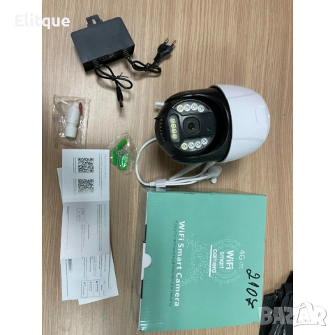 2107 Куполна камера с безжична 4G връзка - 3MPX - 12LED