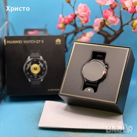 НОВ!!! Huawei Watch GT 6, 46MM, Black Stainless Steel Case, снимка 4 - Смарт часовници - 53207416