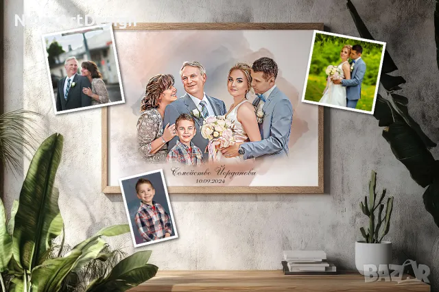 Дигитален пастелен портрет