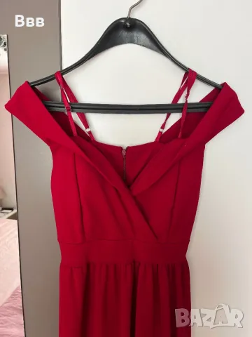 Официална рокля бордо