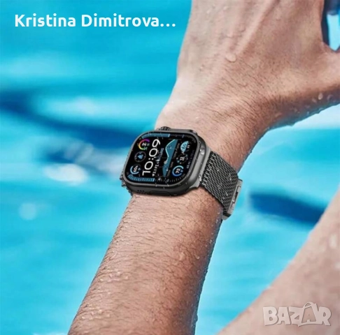 Метална каишка Milanese Loop (49мм.- Apple Watch Ultra 2/3), снимка 5 - Калъфи, кейсове - 52886691