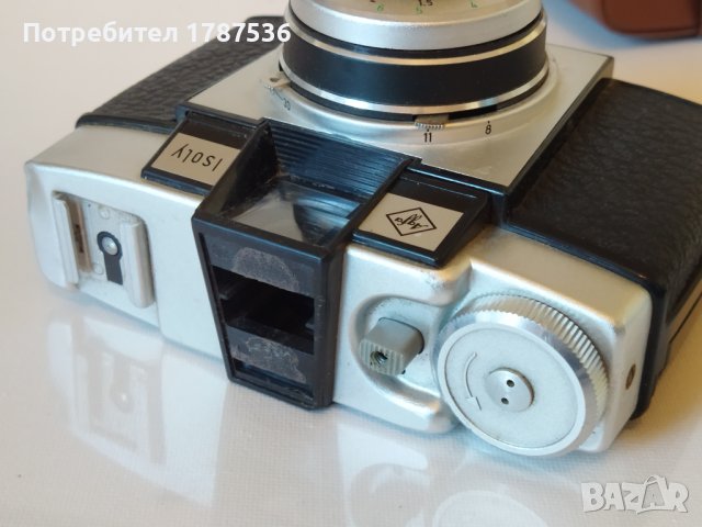 1960s Agfa Isoly.I Flash Agfa ISI M Type1100 Made in Germany, стар ленов фотоапарат ,за колекция или, снимка 3 - Колекции - 43603731