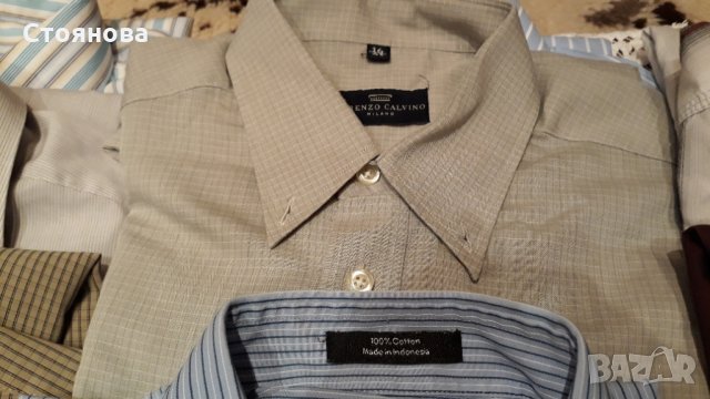 38 бр.мъжки ризи с дълъг ръкав,без забележки цена 5 лв.за брой, снимка 4 - Ризи - 28038601