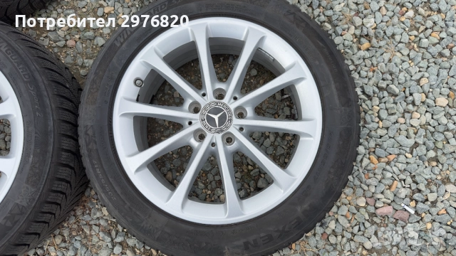 Гуми с джанти 205/55R17 за Mercedes-Benz, снимка 6 - Гуми и джанти - 51931900