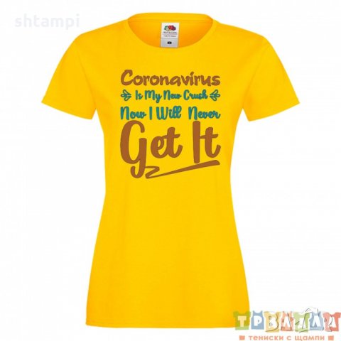 Дамска тениска Corona virus корона вирус Covid 19 Ковид, снимка 3 - Тениски - 33168388
