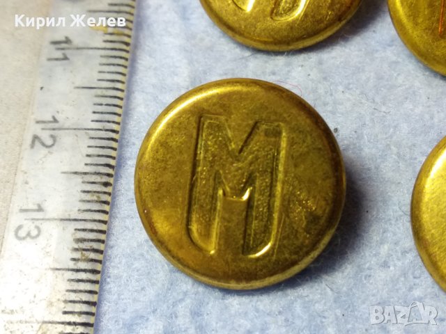 ЛОТ 4 СТАРИ ВИНТИДЖ ПОЗЛАТЕНИ КОПЧЕТА МЕТАЛНИ с БУКВАТА - М - За КОЛЕКЦИЯ ДЕКОРАЦИЯ 41077, снимка 10 - Колекции - 43546052
