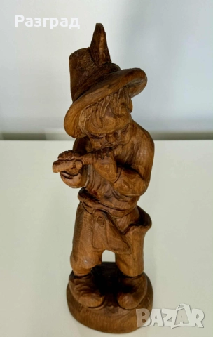 Винтидж фигурка дърворезба, снимка 2 - Статуетки - 52348615