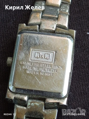 Марков дамски часовник Q/Q Quartz Water rezist красив стилен дизайн 49851, снимка 7 - Дамски - 51087735