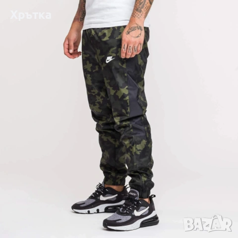 Nike NSW Woven Camo Pant - Оригинално мъжко долнище размер L, снимка 2 - Спортни дрехи, екипи - 53570143