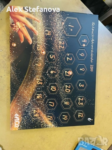 Луксозен бижутерен адвент календар, снимка 4 - Бижутерийни комплекти - 52812001