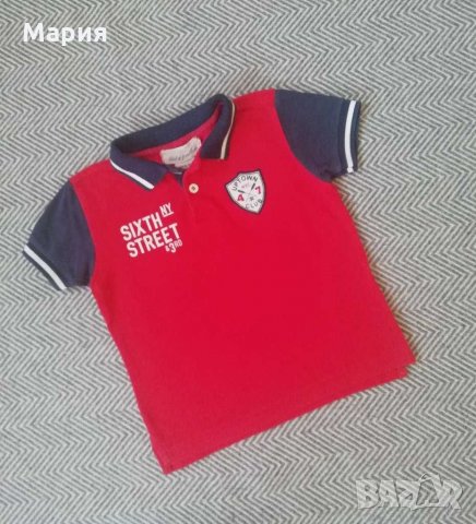 HM тениска с яка размер 3-4г , снимка 2 - Детски тениски и потници - 28760874