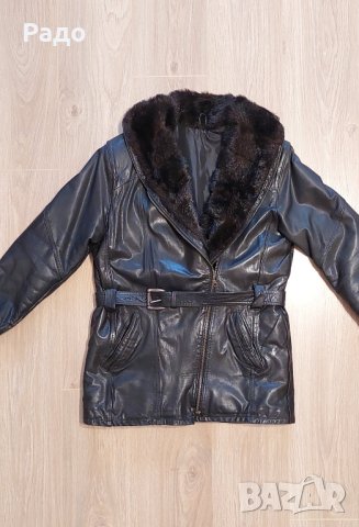Палто от Естествена кожа М размер, снимка 2 - Палта, манта - 38901339