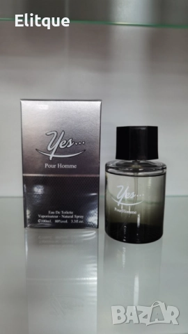 YES Pour Homme Eau De Parfum 100ML For Men.  