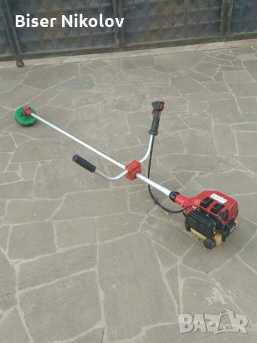 Бензинов двуцилиндров тример Robin NBT 415, снимка 2 - Градинска техника - 28791256
