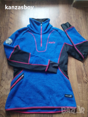 Swix Warm Racex Midlayer Wmns - дамско поларено горнище Л, снимка 7 - Спортни екипи - 52995083
