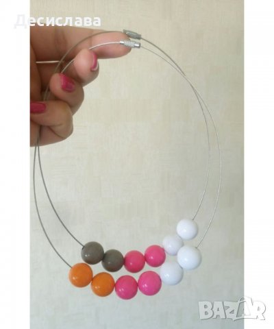 Гердани с цветни топчета, снимка 1