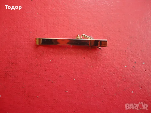 Позлатена щипка за вратовръзка тръба тромпет , снимка 5 - Други - 49606292
