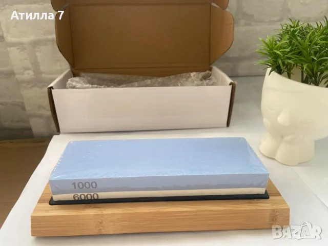 Професионален Камък за Заточване на Ножове 1000/6000