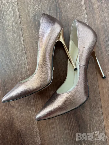 Токчета Buffalo Rose gold, снимка 3 - Дамски обувки на ток - 47364695