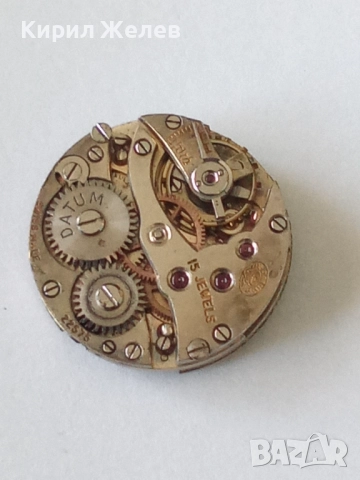 Механизъм с циферблат от стар ръчен часовник 51406, снимка 3 - Мъжки - 52262521