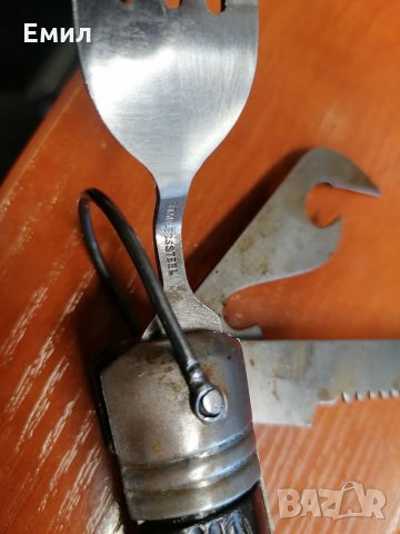 Стар комбиниран сгъваем нож JAPAN , снимка 4 - Колекции - 34945076