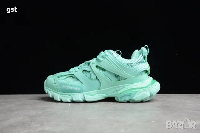 Редки Баленсиаgа Balenciaga Tiffany Green Track Sneakers Маратонки Унисекс , снимка 2 - Маратонки - 49930535