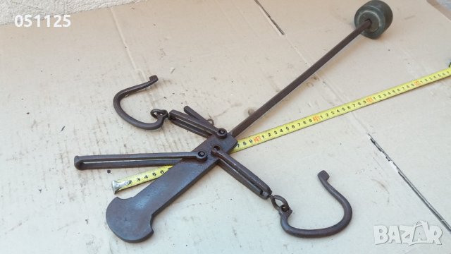 везна, кантар с две деления за 6 и до 20 кг. с топуз , снимка 17 - Антикварни и старинни предмети - 40022946