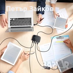 USB 3.1 към 4-портов Gigabit интернет адаптер, снимка 6 - Друга електроника - 43061319