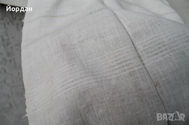 Ръчно тъкан ленен плат за кърпи, снимка 7 - Антикварни и старинни предмети - 47312788