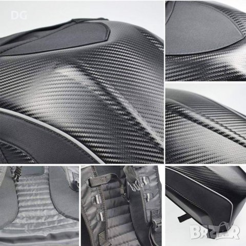Аеродинамична раница за мотор carbon/textile 2529, снимка 6 - Аксесоари и консумативи - 37118194
