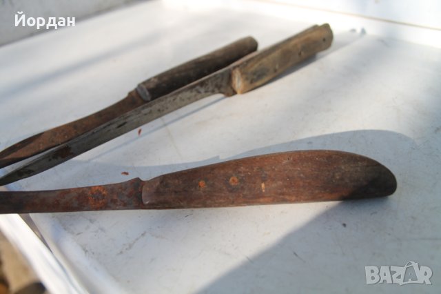 Лот стари ножове /двата са с дръжка от рог/, снимка 9 - Антикварни и старинни предмети - 43271994