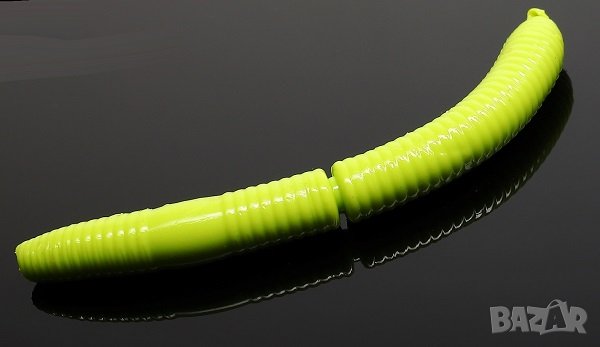 Libra Lures FATTY D'WORM 75 Силиконова примамка червей различни цветове и вкус, снимка 7 - Такъми - 32360943