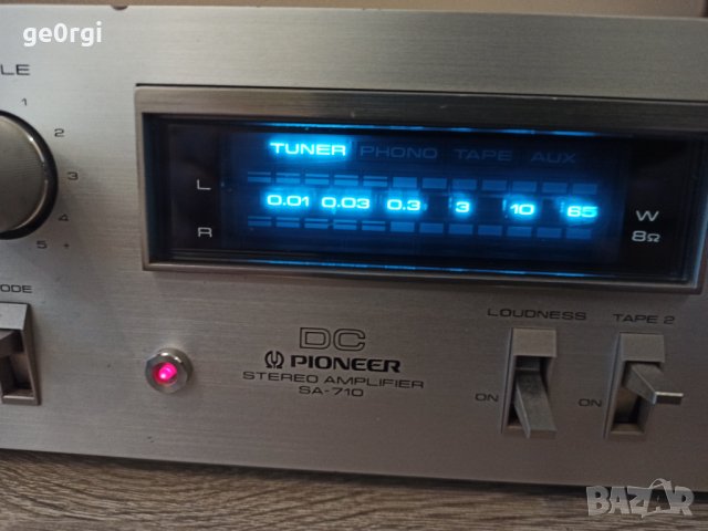 УСИЛВАТЕЛ Pioneer sa-710, снимка 2 - Ресийвъри, усилватели, смесителни пултове - 38887759