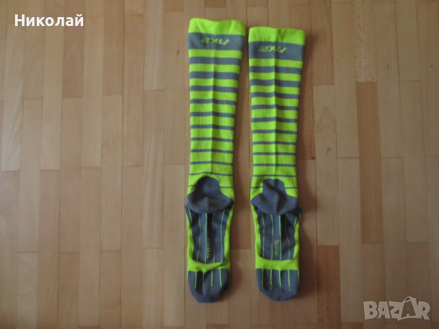 2XU Striped Run Compression Socks, снимка 3 - Мъжки чорапи - 43204449