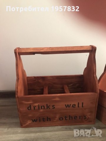 Щайга/кошница за бира(six pack)ръчна изработка, снимка 10 - Други - 26228526