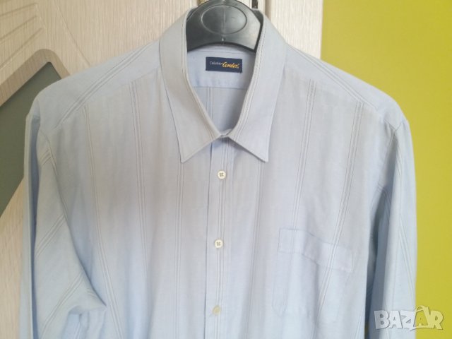 Мъжка риза дълъг ръкав Condor светлосиня, снимка 3 - Ризи - 33019114