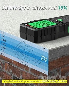 Влагомер Детектор на влагомер Детектор на влага Детектор на влага, снимка 6 - Измервателни инструменти - 43687925